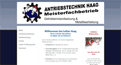 Desktop Screenshot of antriebstechnik-haag.de